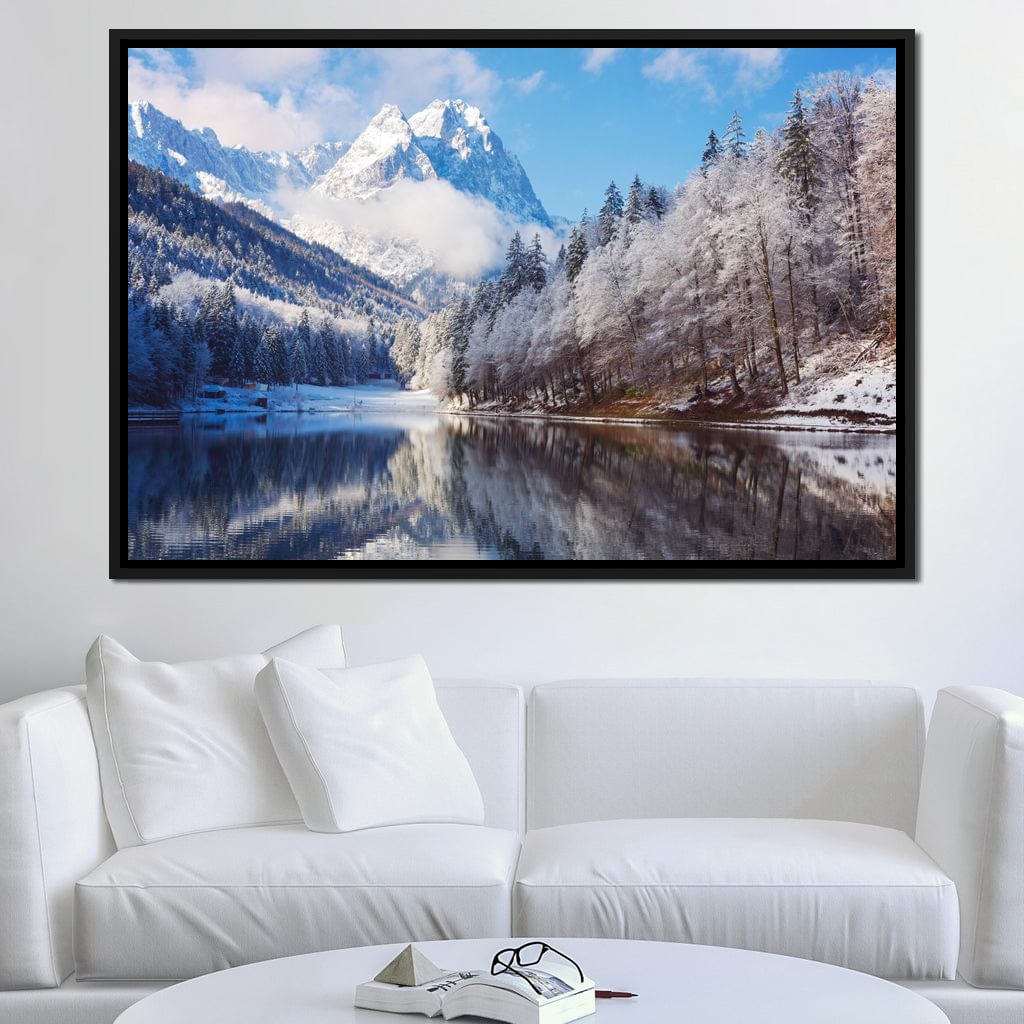 Winter in the Rockies Canvas Wall Art