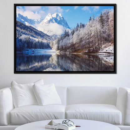 Winter in the Rockies Canvas Wall Art