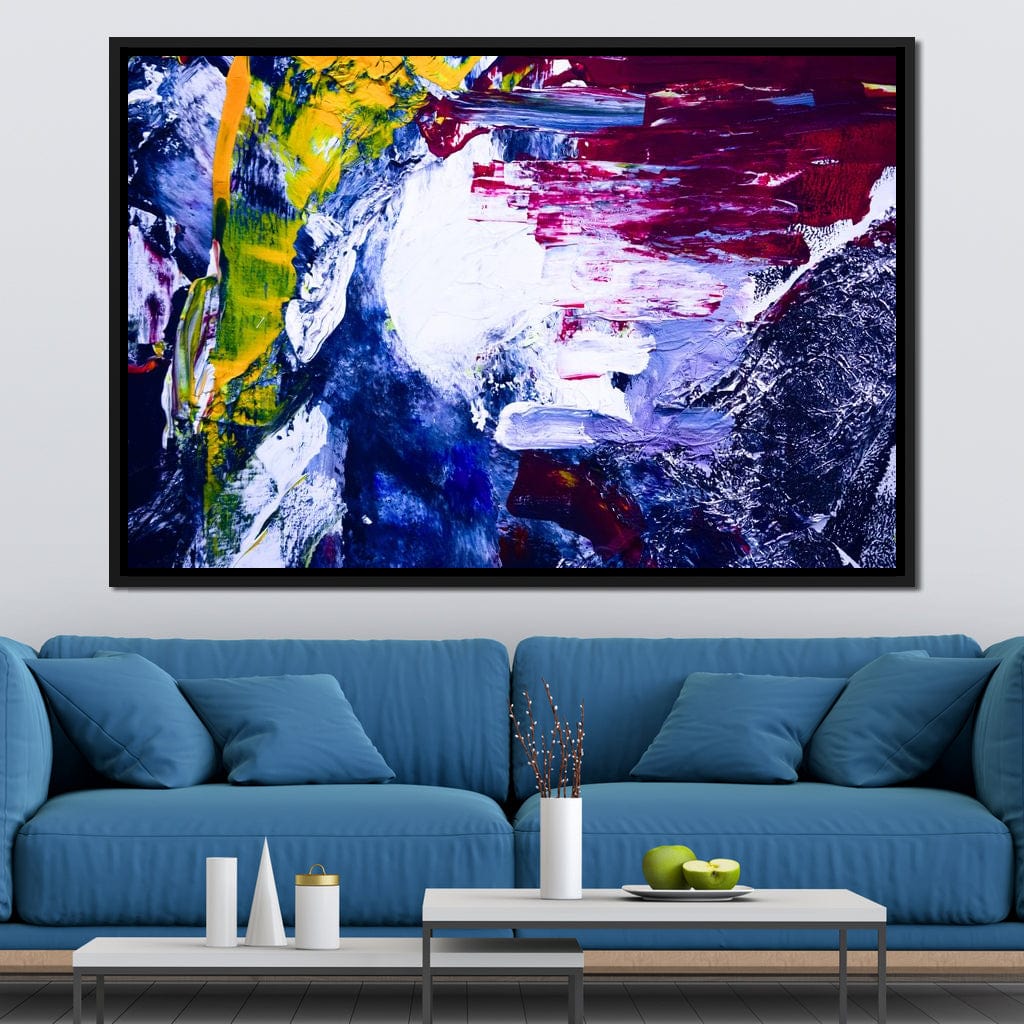 Abstract Sea Splash Canvas Wall Art