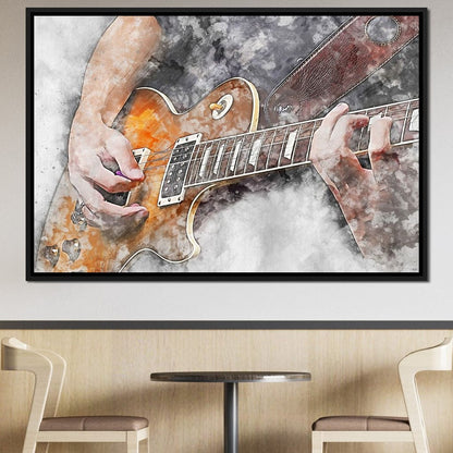 Electric Guitar - Mateo Canvas Wall Art