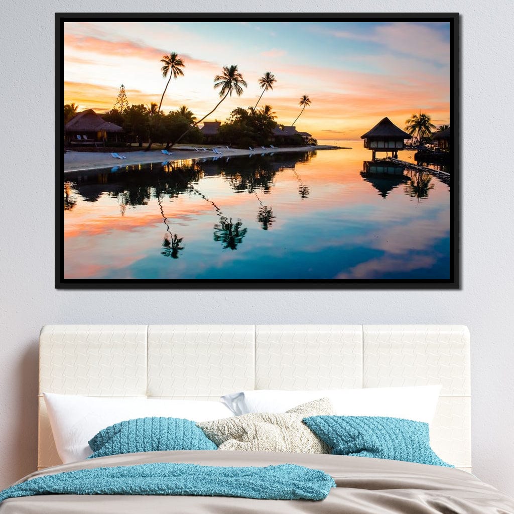 French Polynesia Canvas Wall Art
