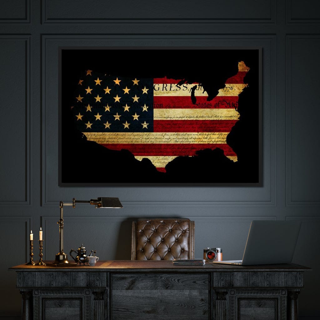 Declaration of Independence Canvas Wall Art