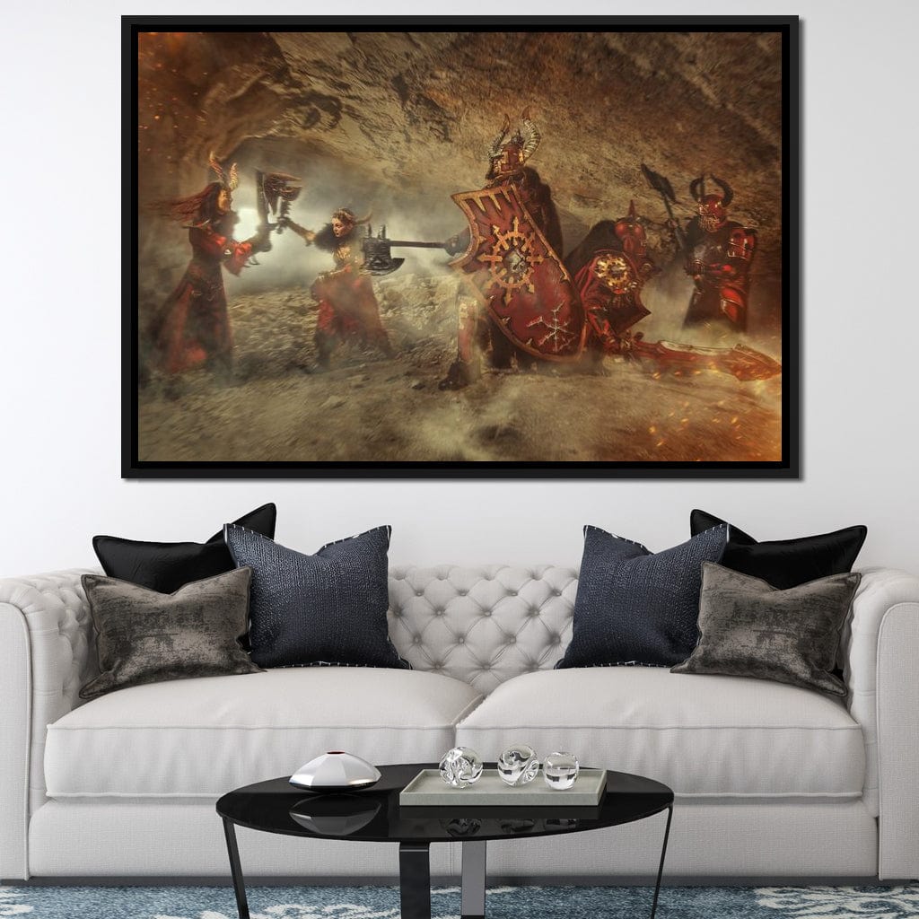 Dungeon Warriors Canvas Wall Art