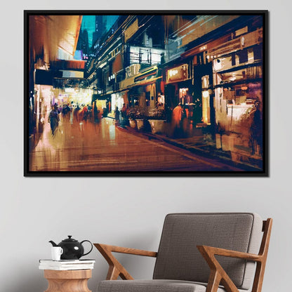 City Market Canvas Wall Art