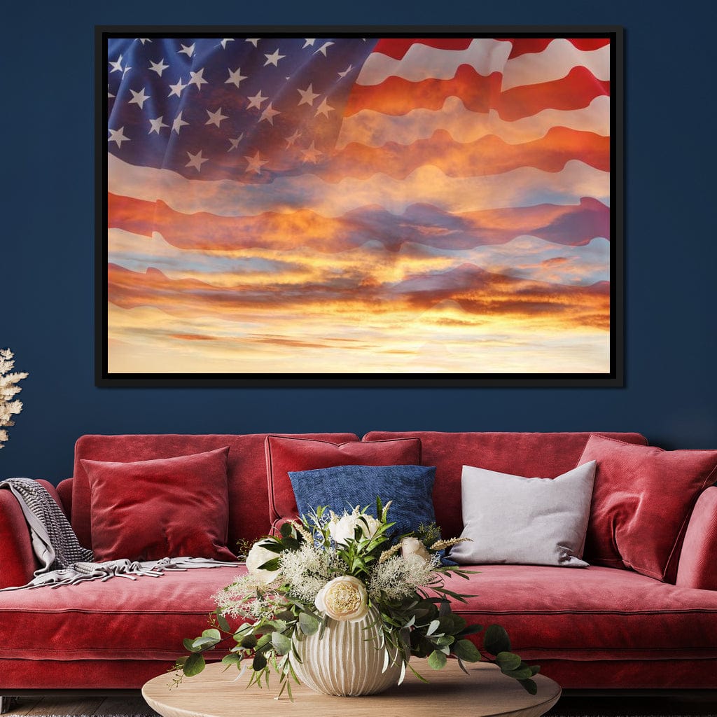 American Sky Canvas Wall Art