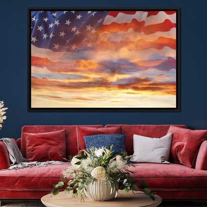 American Sky Canvas Wall Art