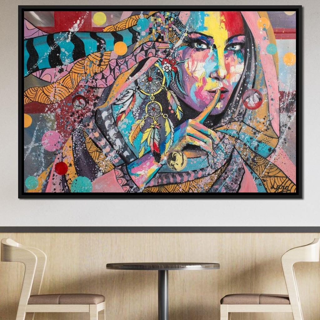 Mary Portrait Canvas Wall Art