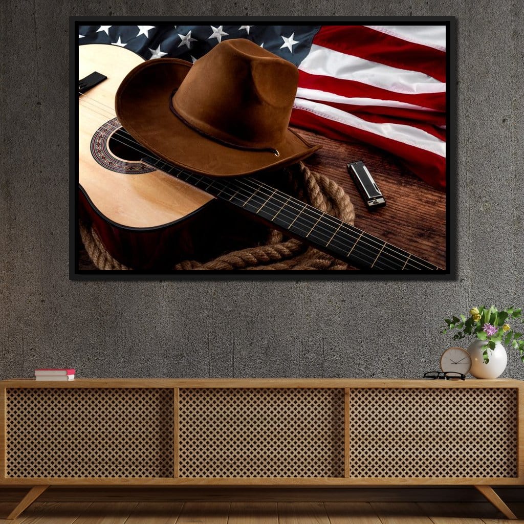 Country Music Canvas Wall Art