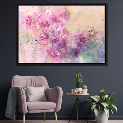 Lilac Storm Canvas Wall Art
