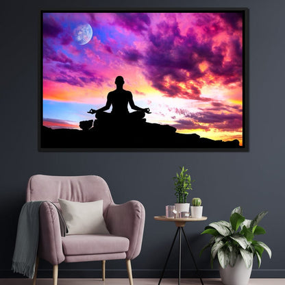 Master of Yoga Canvas Wall Art