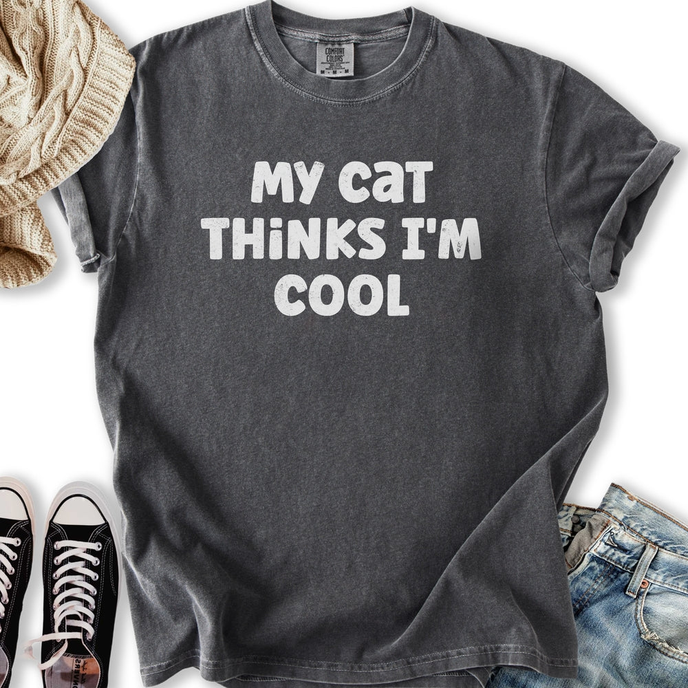 Cat Thinks I'm Cool Relaxed Tee