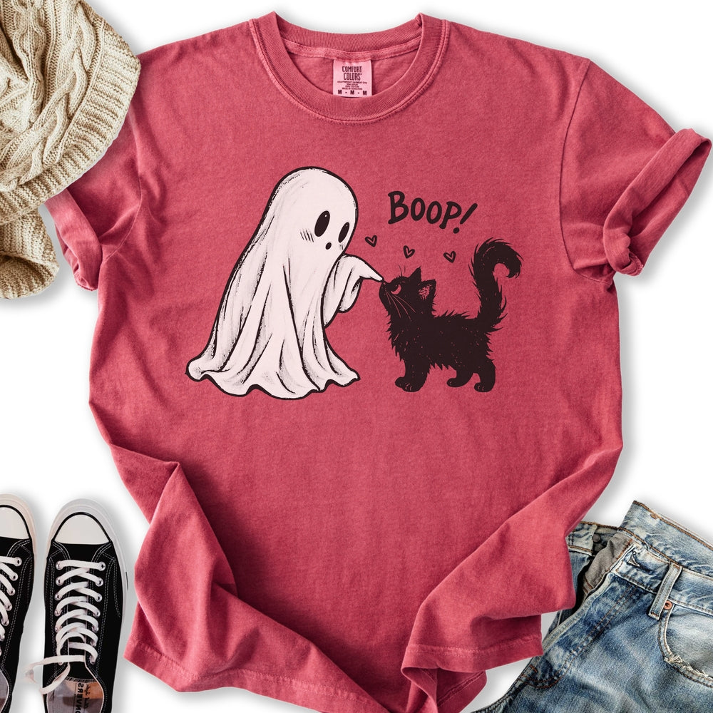 Boop Ghost and Cat Relaxed Tee