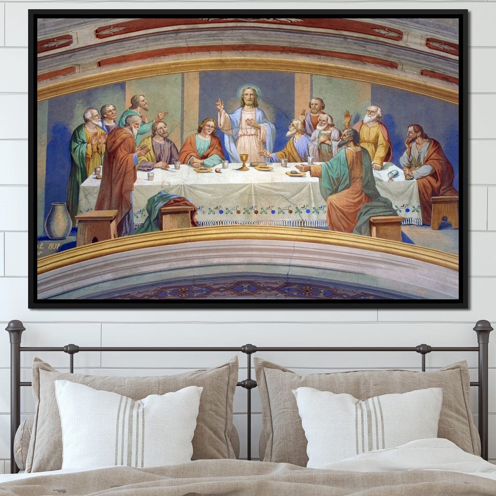 Last Supper Fresco Canvas Wall Art