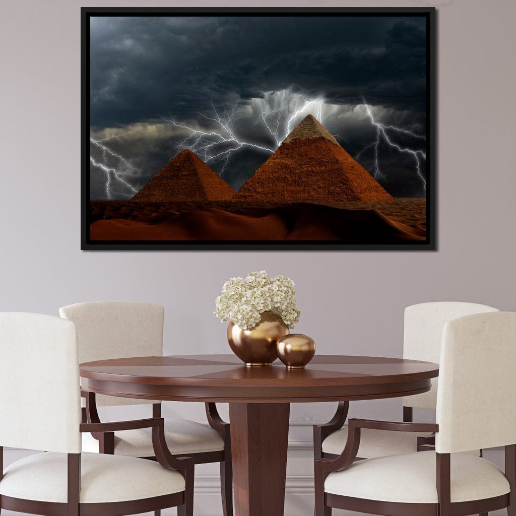 Pyramids of Giza Canvas Wall Art