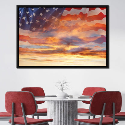 American Sky Canvas Wall Art