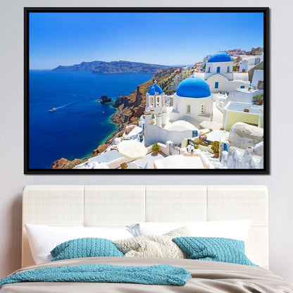 Santorini Canvas Wall Art