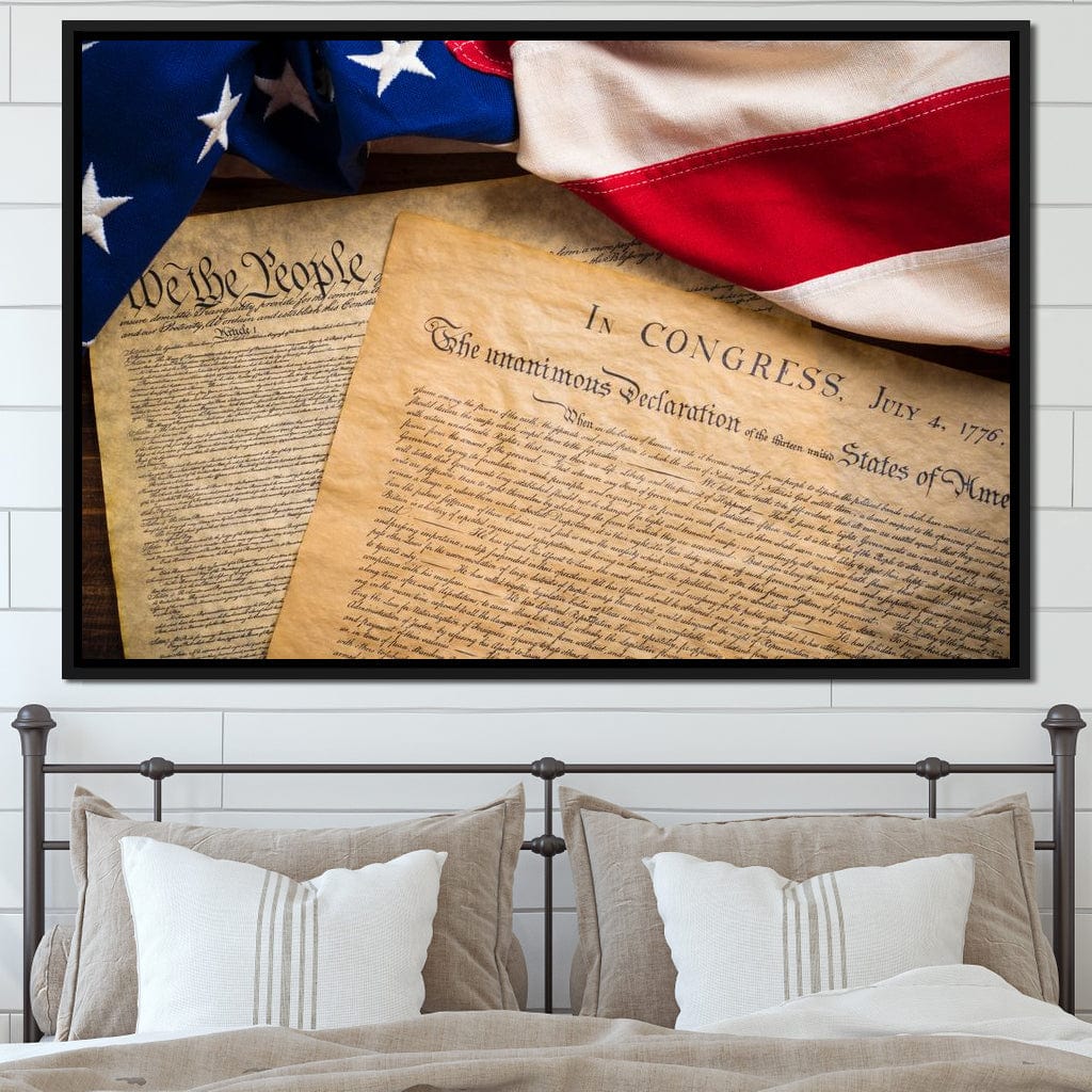 July 4th, 1776 Canvas Wall Art