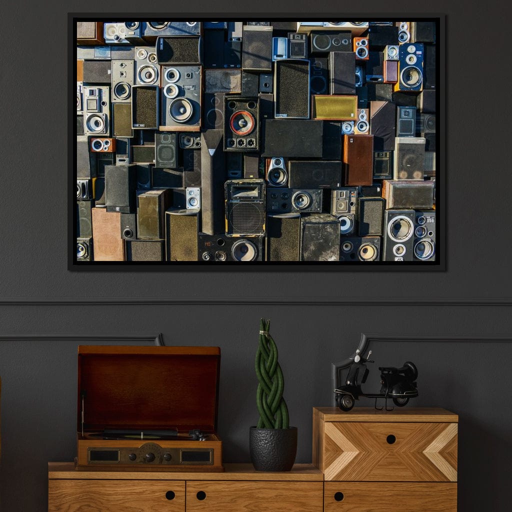 Speakers Wall Canvas Wall Art