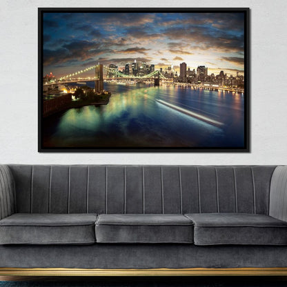 Amazing New York Cityscape Canvas Wall Art