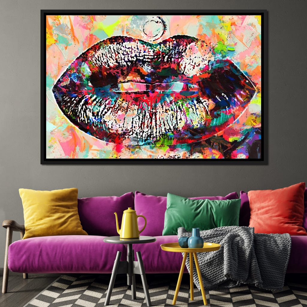 Kiss Pop Art 2 - Mateo Canvas Wall Art