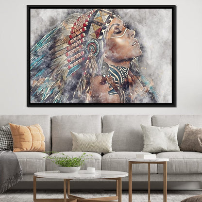 Squaw - Mateo Canvas Wall Art