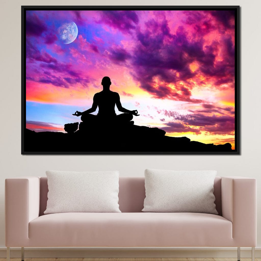 Master of Yoga Canvas Wall Art