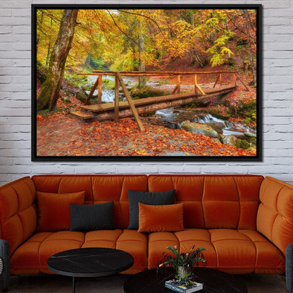Wooden Bridge Canvas Wall Art