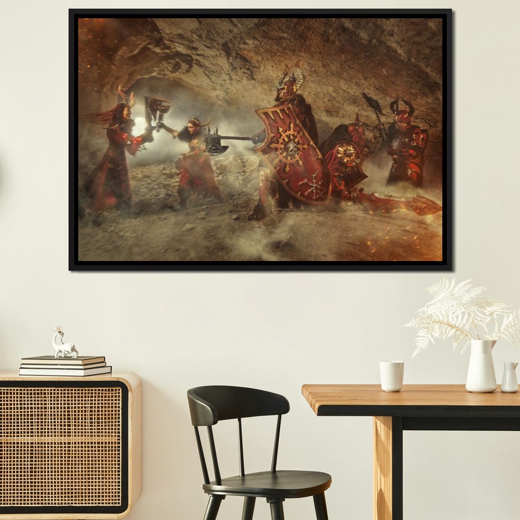 Dungeon Warriors Canvas Wall Art
