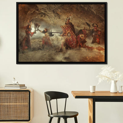 Dungeon Warriors Canvas Wall Art