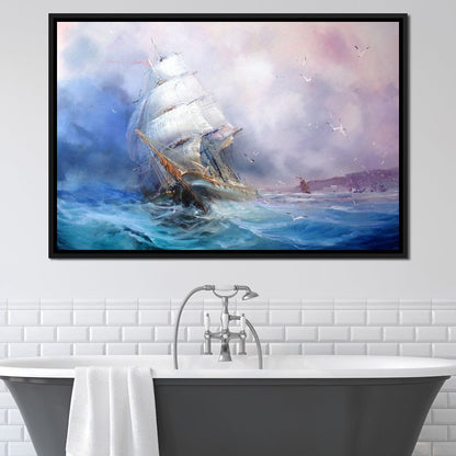 Trading Ship Canvas Wall Art