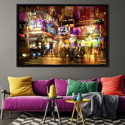 Erythracus Market Canvas Wall Art