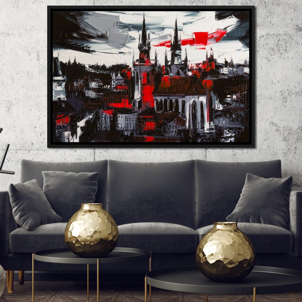 Medieval City Canvas Wall Art