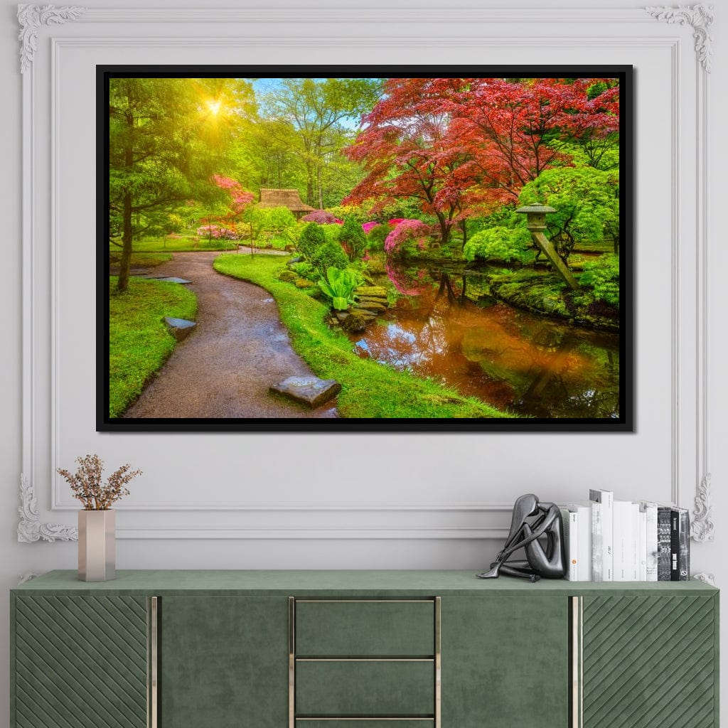 Japanese Garden Canvas Wall Art