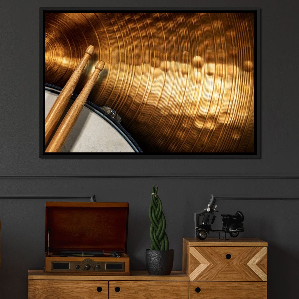 Percussionist Canvas Wall Art
