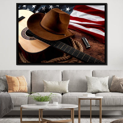 Country Music Canvas Wall Art
