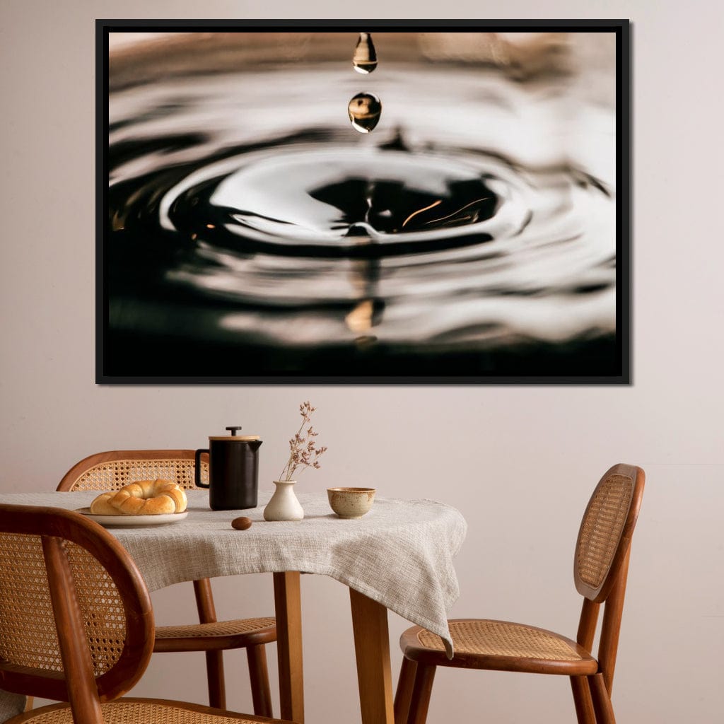 Drop Canvas Wall Art