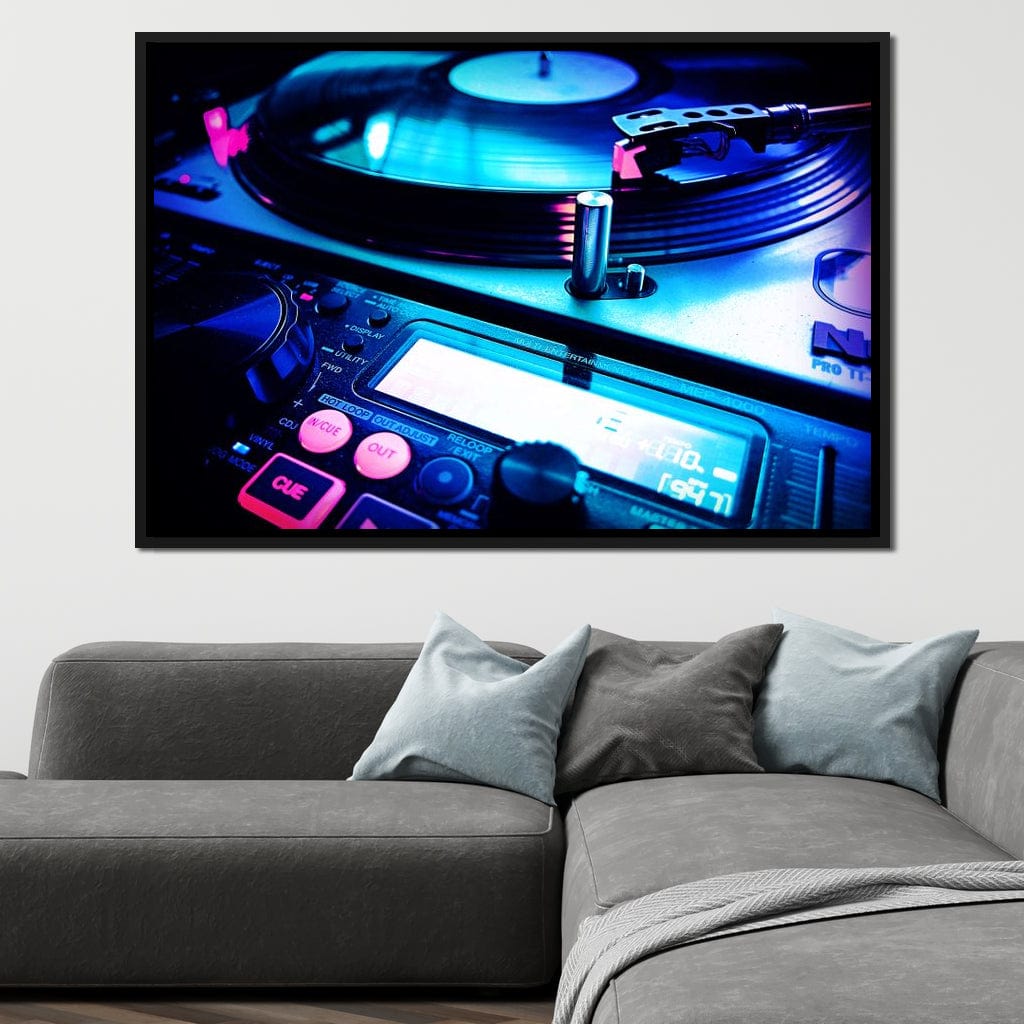 Long Live Vinyl Canvas Wall Art