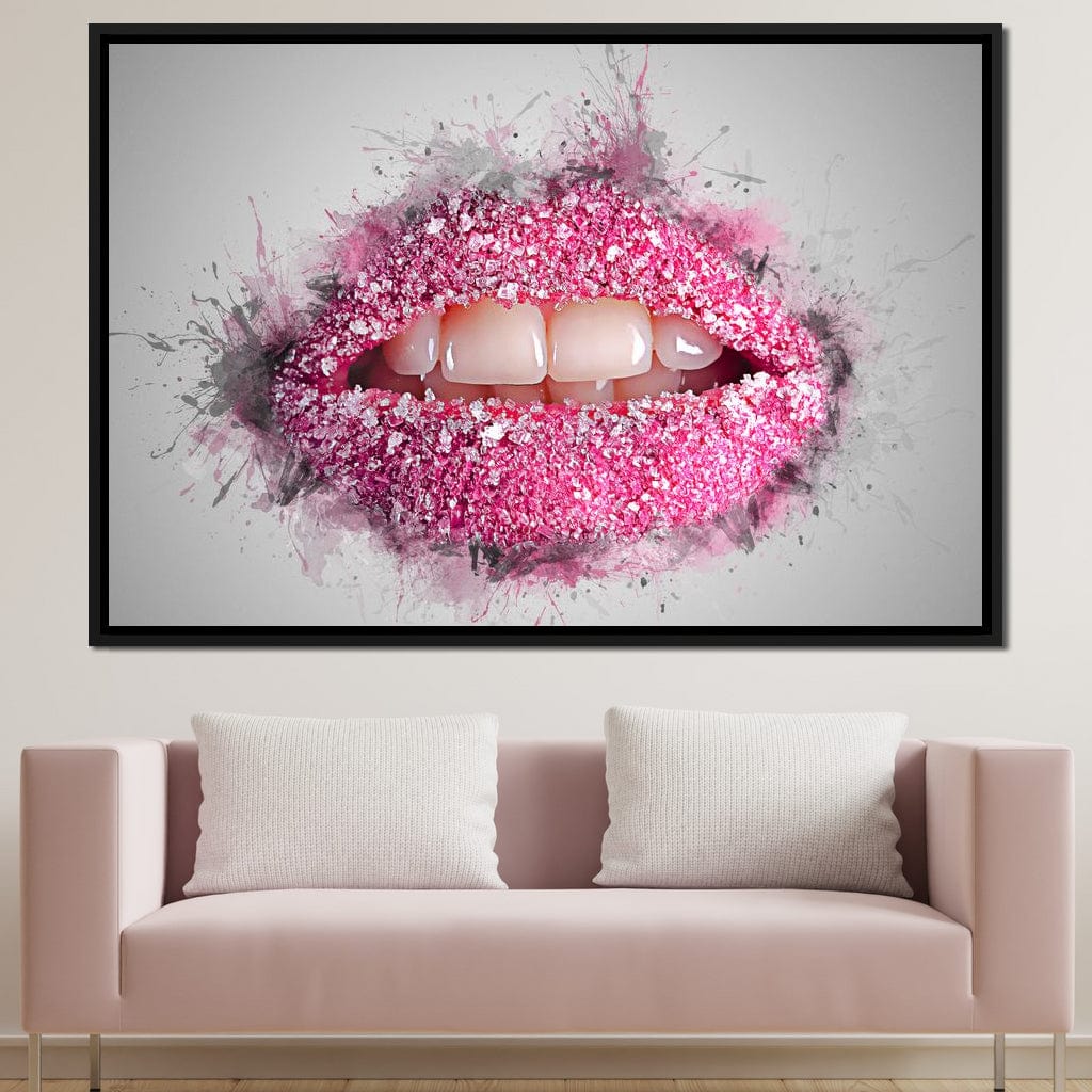 Sugar Lips Canvas Wall Art