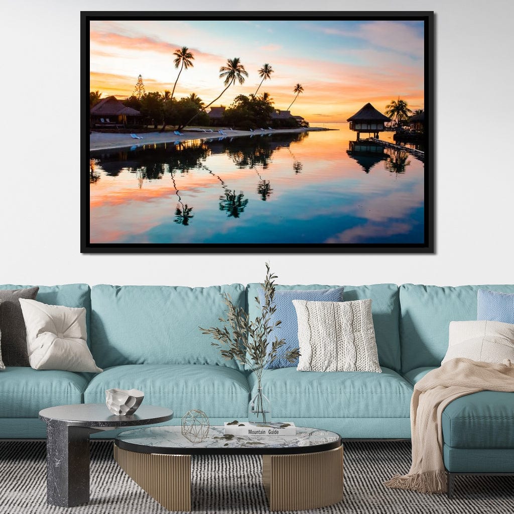 French Polynesia Canvas Wall Art