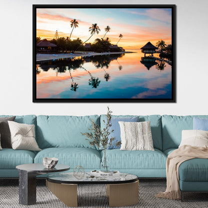 French Polynesia Canvas Wall Art