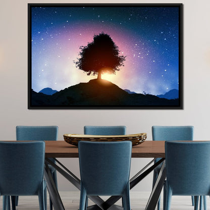 Spectacular Otherworldly Sunset Canvas Wall Art