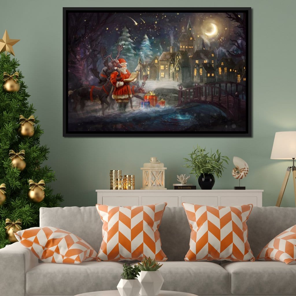 Santa Claus Canvas Wall Art