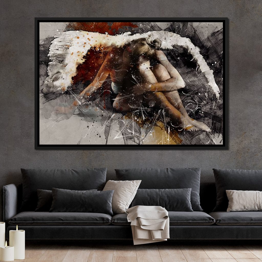 Broken Angel Canvas Wall Art