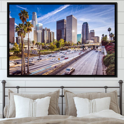 Los Angeles Skyline Canvas Wall Art