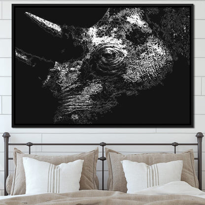 Big 5 Collection - Rhino Canvas Wall Art
