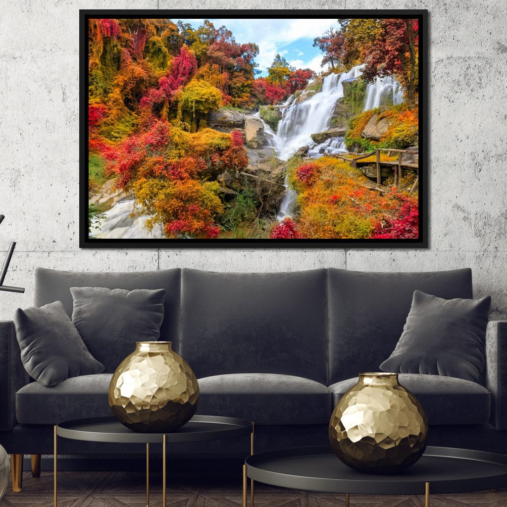 Mae Klang Waterfall Canvas Wall Art