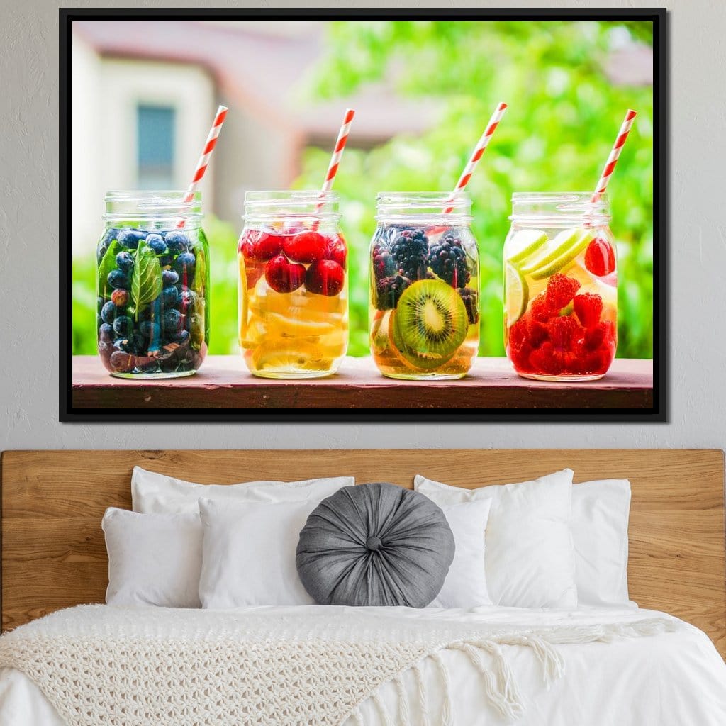 Detox Water Canvas Wall Art