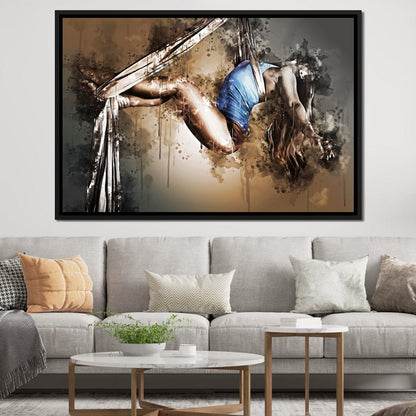 Acrobat Elegance Canvas Wall Art