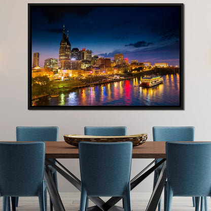 Nashville Skyline Canvas Wall Art