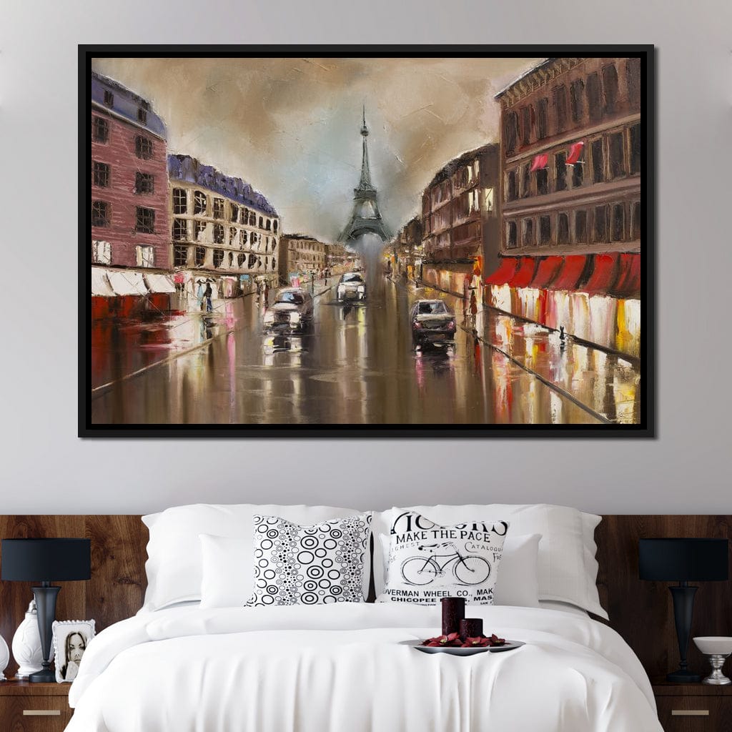 French Avenue Canvas Wall Art